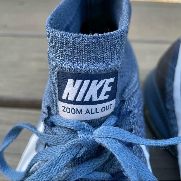 Nike Zoom All Out Flyknit Ocean Fog shoes size 9.5 - Picture 7 of 16